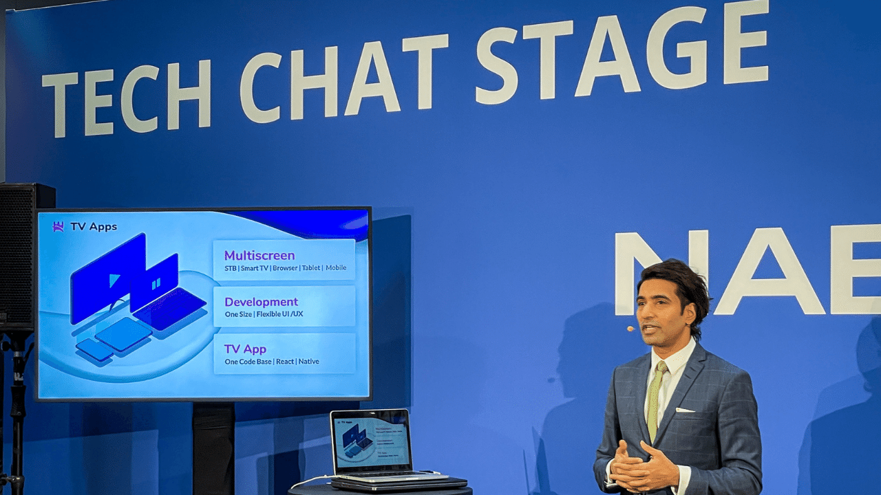 Photo of Tech Chat Stage speaker at 2022 NAB in New York