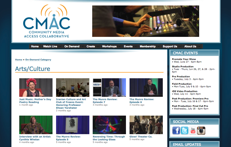 CMAC homepage